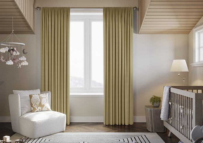Shima Faux Silk, Latte - Made to Measure Curtains - Image 3